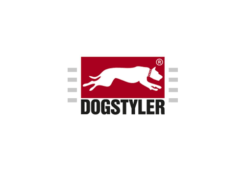Es wird ein Logo von dogstyler dargestellt.