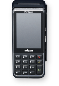 Adyen Portable Terminal Verifone V400M – Preis 499,- Euro zzgl. gesetzl MwSt.