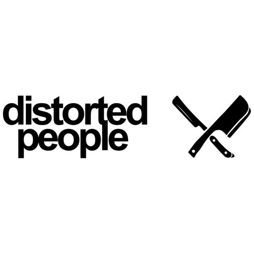 Das Logo von distorted people wird dargestellt.