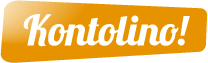 Es wird ein Logo von Kontolino! dargestellt.