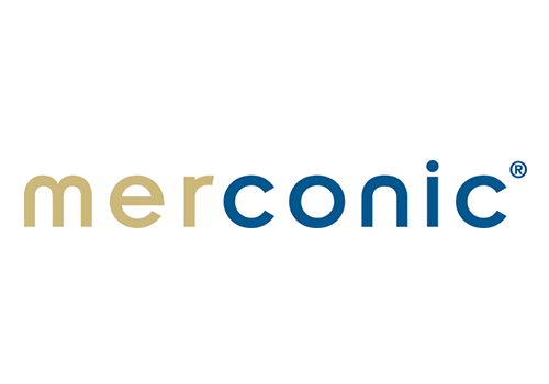 Ein Logo von merconic.