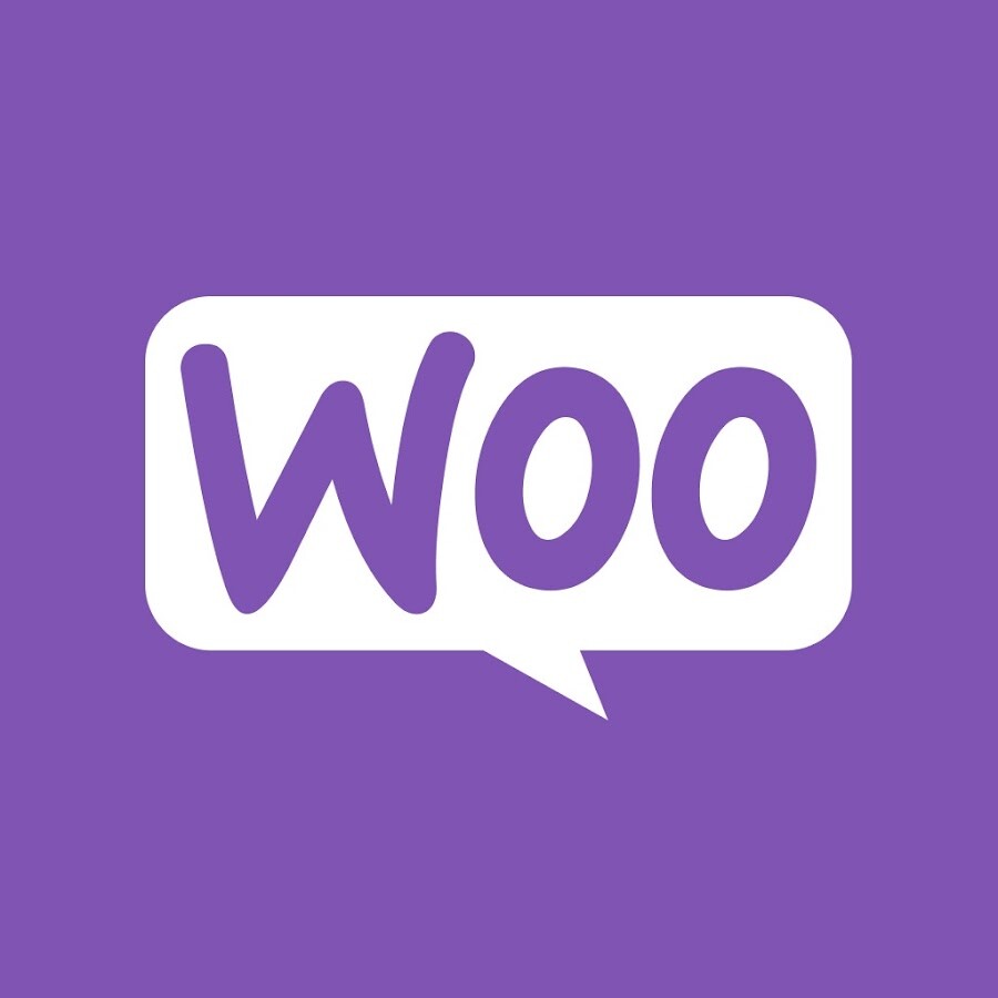 Das Logo von Woocommerce wird dargestellt.